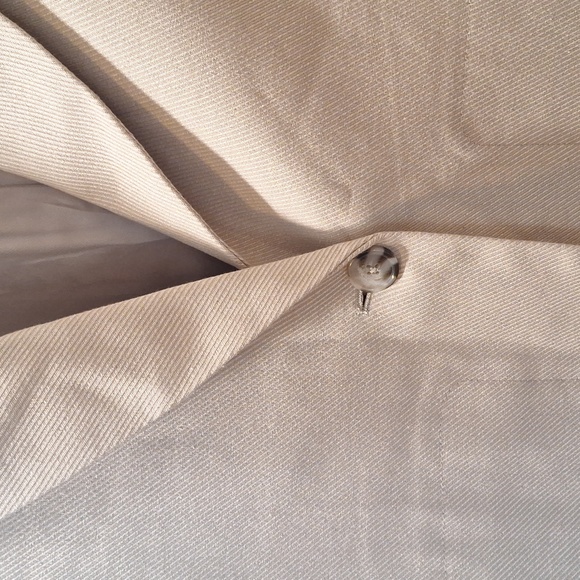 Democracy Roll Tab Blazer Jacket Tan Single Button Lined NWT Transitional - Picture 4 of 8